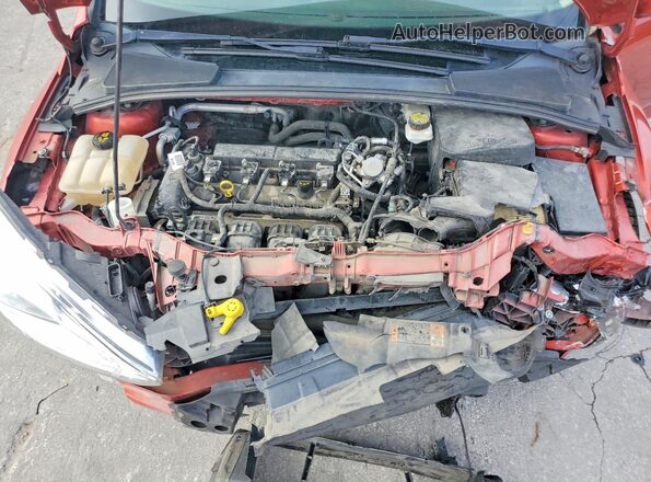1FADP3H29JL303367 2018 FORD FOCUS Оранжевый Вид задней части салона
