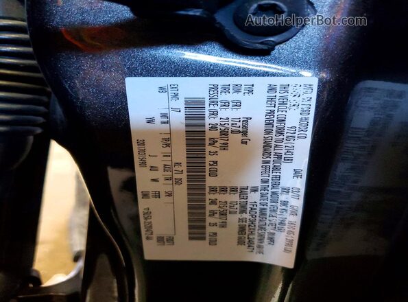 1FADP3H2XHL248471 2017 FORD FOCUS Серый Вид подкапотного пространства