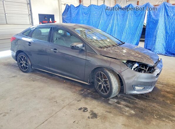 1FADP3H2XHL248471 2017 FORD FOCUS Серый Передняя правая четверть