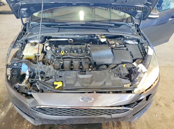 1FADP3H2XHL248471 2017 FORD FOCUS Серый Вид задней части салона