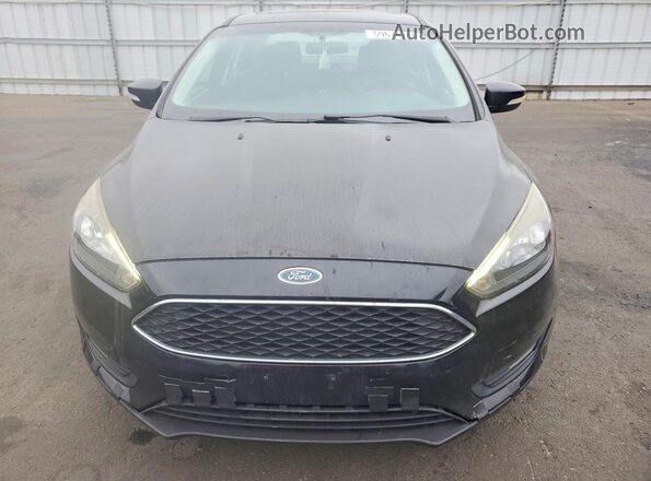 1FADP3H2XJL227061 2018 FORD FOCUS Black წინა ხედი