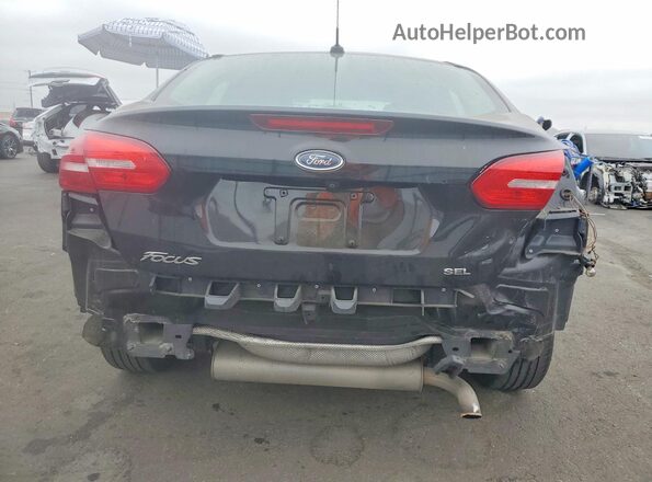 1FADP3H2XJL227061 2018 FORD FOCUS Black უკანა ხედი