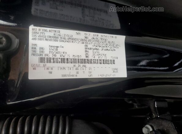 1FADP3H2XJL227061 2018 FORD FOCUS Black ძრავის განყოფილების ხედი