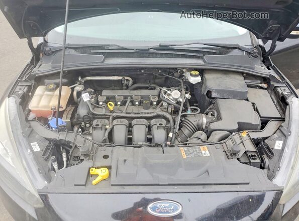1FADP3H2XJL227061 2018 FORD FOCUS Black უკანა სალონის ხედი