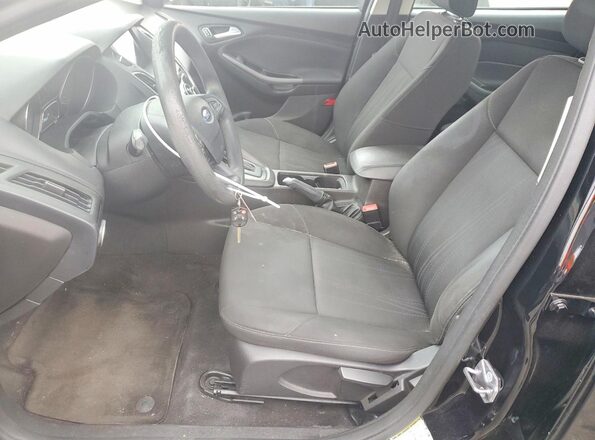 1FADP3H2XJL227061 2018 FORD FOCUS Black წინა სალონის ხედი