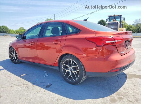 1FADP3H2XJL291407 2018 FORD FOCUS Red უკანა მარცხენა