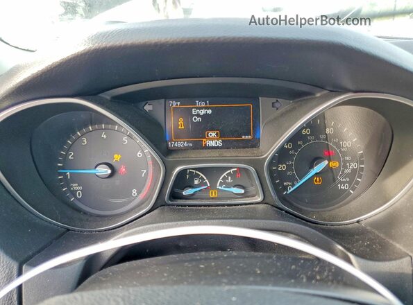 1FADP3H2XJL321439 2018 FORD FOCUS Black Instrument cluster view