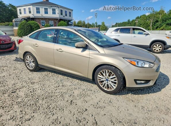 1FADP3J21HL321902 2017 FORD FOCUS Желто-коричневый Передняя правая четверть