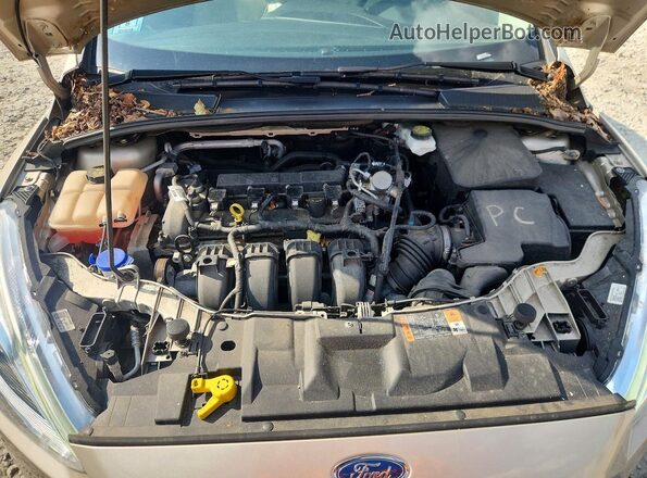 1FADP3J21HL321902 2017 FORD FOCUS Желто-коричневый Вид задней части салона