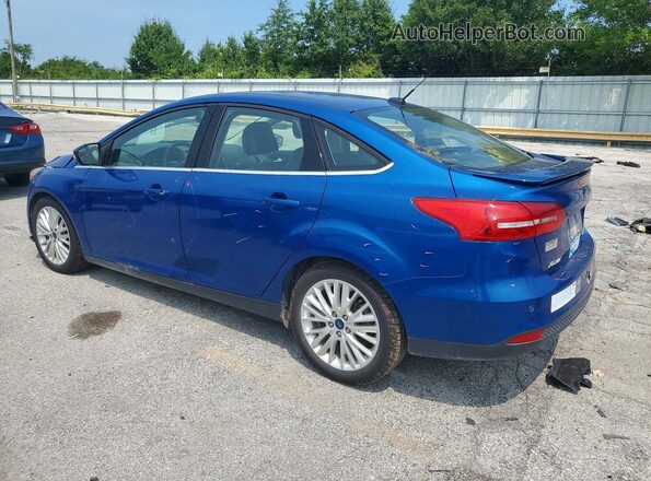 1FADP3J21JL239075 2018 FORD FOCUS Blue Tył lewy