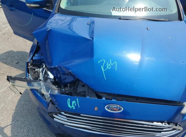 1FADP3J21JL239075 2018 FORD FOCUS Blue Widok wnętrza z tyłu