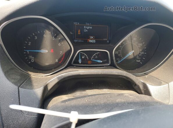 1FADP3J21JL239075 2018 FORD FOCUS Blue Widok zestawu wskaźników