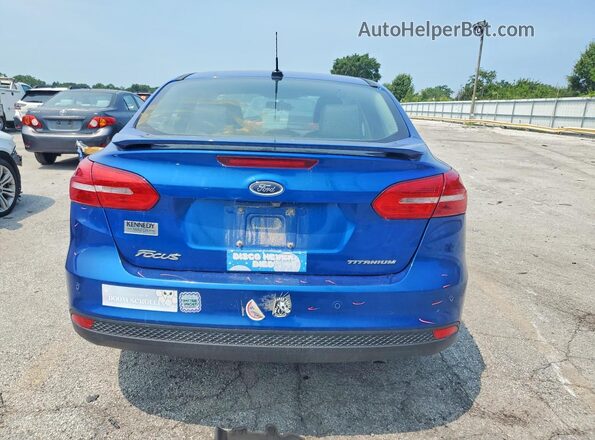 1FADP3J21JL239075 2018 FORD FOCUS Blue Widok z tyłu