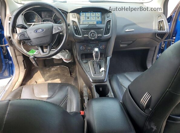 1FADP3J21JL239075 2018 FORD FOCUS Blue Widok deski rozdzielczej