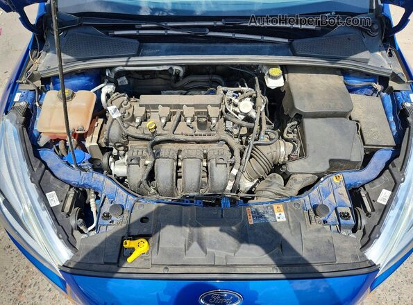 1FADP3J22JL260095 2018 FORD FOCUS Blue Սալոնի հետևի տեսք