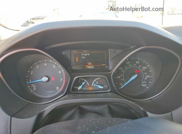 1FADP3J27JL252056 2018 FORD FOCUS Gold ხელსაწყოთა პანელის ხედი