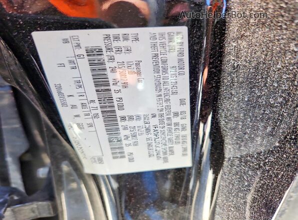 1FADP3J27JL294307 2018 FORD FOCUS Black VIN sticker view