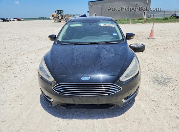 1FADP3J27JL294307 2018 FORD FOCUS Black Front view