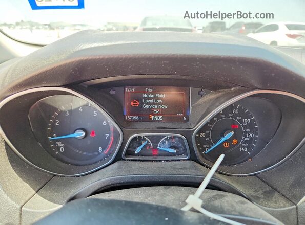 1FADP3J27JL294307 2018 FORD FOCUS Black Instrument cluster view