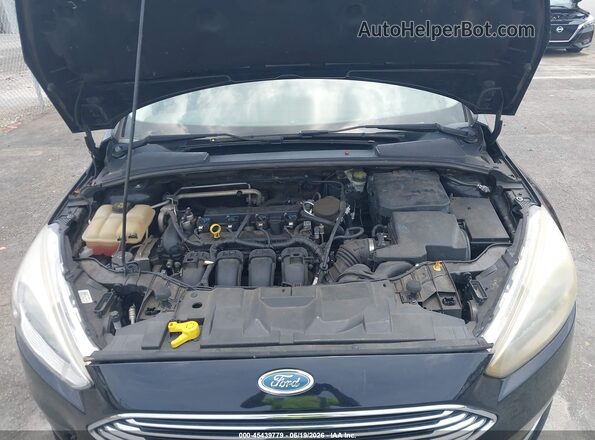1FADP3J29GL215261 2016 FORD FOCUS Black Вид ззаду