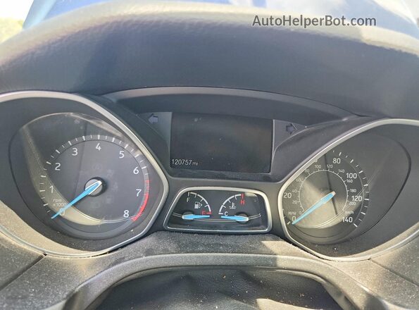 1FADP3J2XHL268360 2017 FORD FOCUS Blue Widok zestawu wskaźników