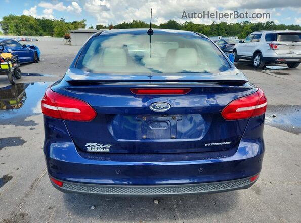 1FADP3J2XHL268360 2017 FORD FOCUS Blue Widok z tyłu