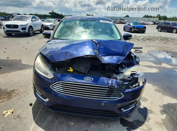 1FADP3J2XHL268360 2017 FORD FOCUS Blue Widok z przodu