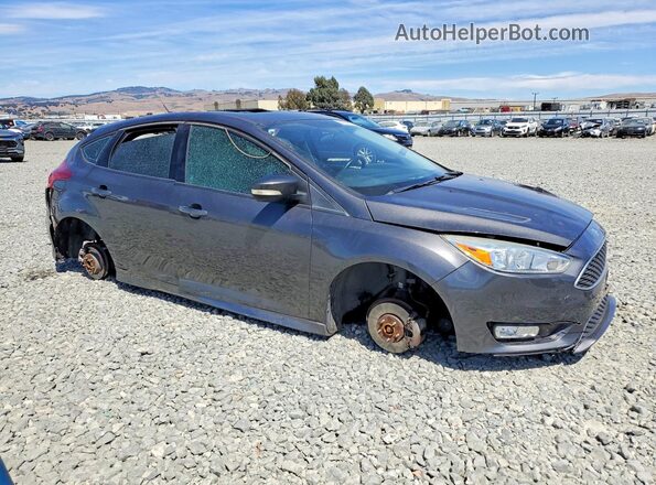 1FADP3K20GL234683 2016 FORD FOCUS Gray წინა სალონის ხედი