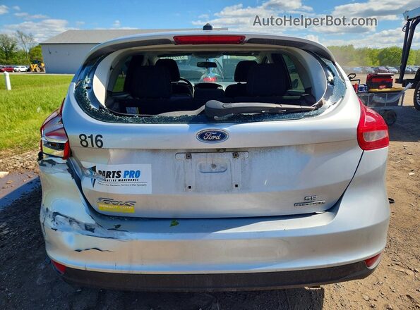 1FADP3K20GL338168 2016 FORD FOCUS Silver Widok z tyłu