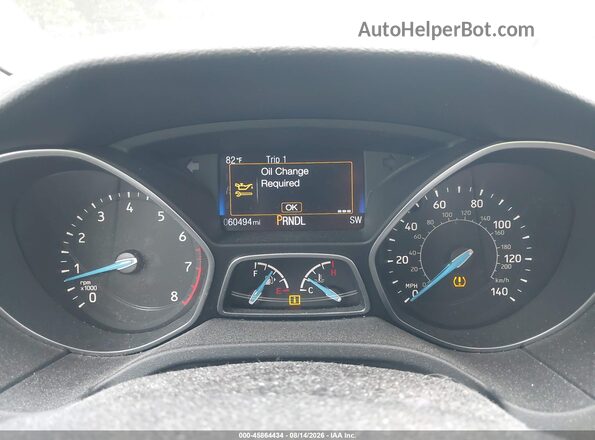 1FADP3K20GL357111 2016 FORD FOCUS Silver Вид задніх сидінь