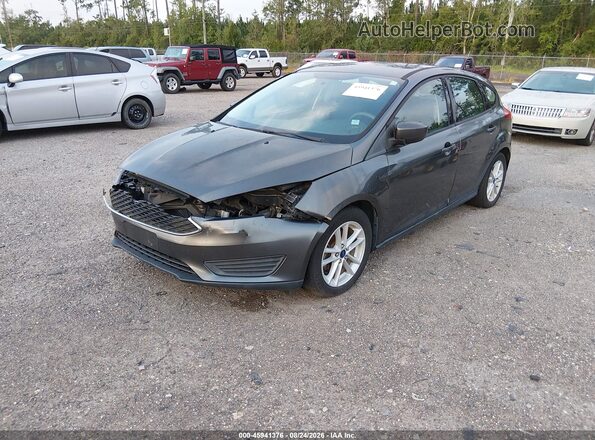1FADP3K20JL209242 2018 FORD FOCUS Gray Передня ліва чверть