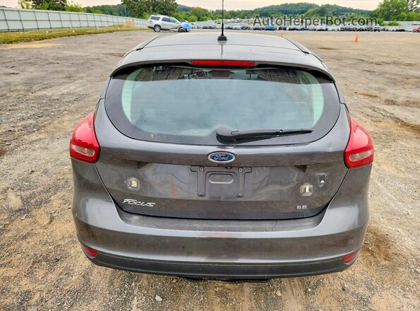 1FADP3K20JL309535 2018 FORD FOCUS Gray Rear view