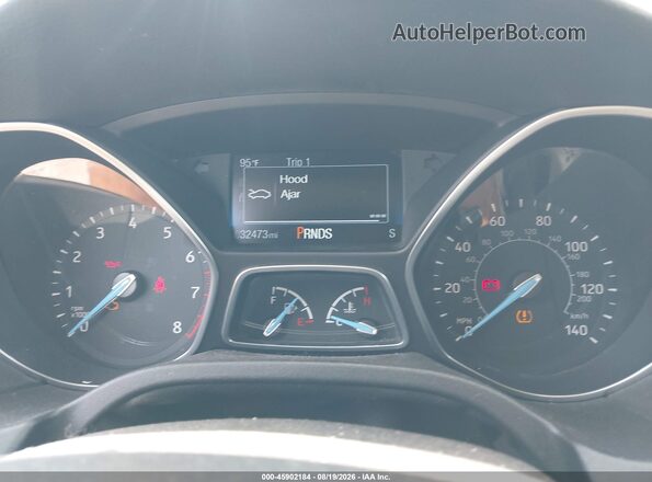 1FADP3K21GL240539 2016 FORD FOCUS Gray უკანა სავარძლების ხედი