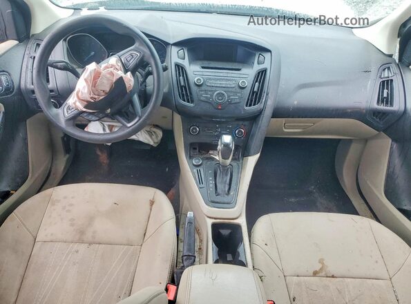 1FADP3K21GL258538 2016 FORD FOCUS White Առջևի վահանակի տեսք
