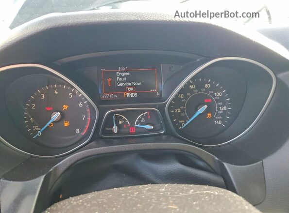 1FADP3K21GL287893 2016 FORD FOCUS Black ხელსაწყოთა პანელის ხედი