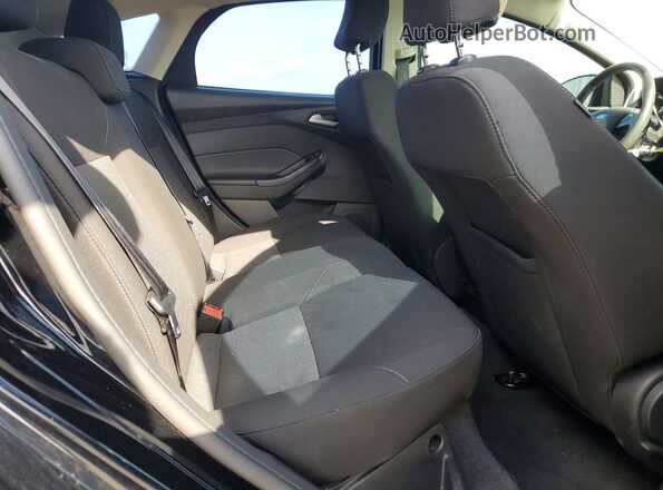 1FADP3K21GL287893 2016 FORD FOCUS Black უკანა სავარძლების ხედი