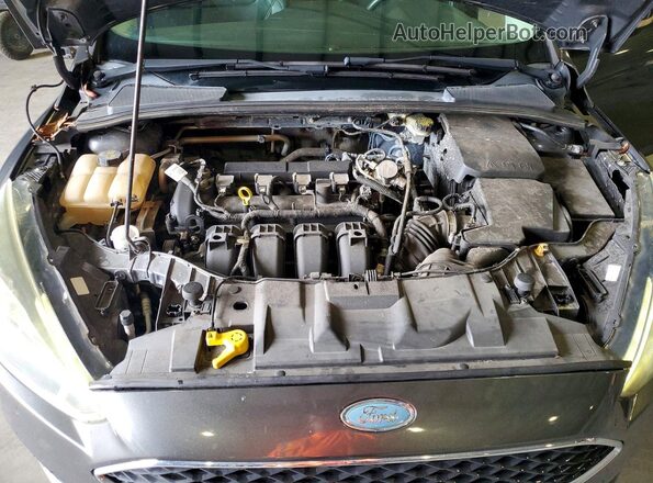 1FADP3K21GL385662 2016 FORD FOCUS Charcoal Вид задньої частини салону