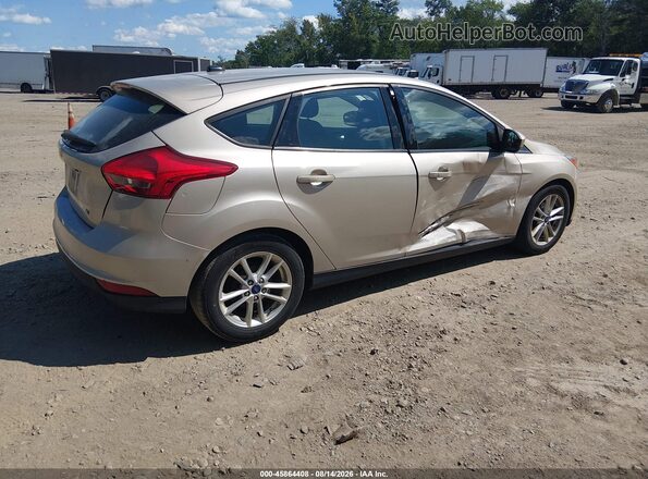 1FADP3K21JL225806 2018 FORD FOCUS Beige Trasero derecho