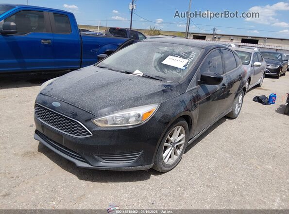 1FADP3K21JL282488 2018 FORD FOCUS Black Передня ліва чверть