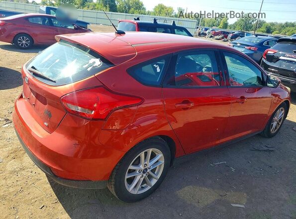 1FADP3K21JL302075 2018 FORD FOCUS Red უკანა მარჯვენა