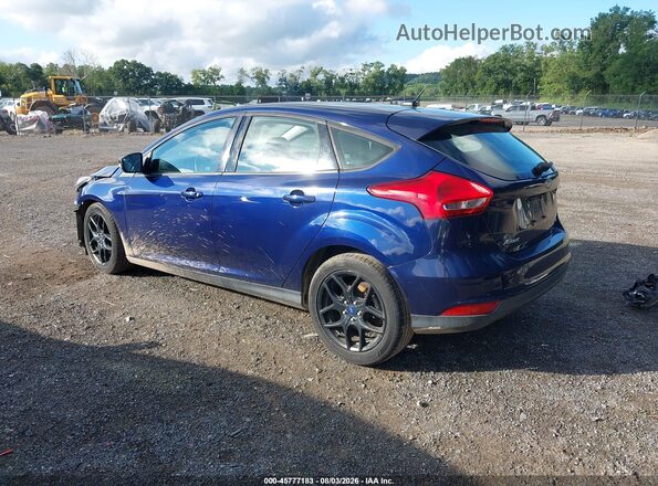 1FADP3K22GL254806 2016 FORD FOCUS Blue Trasero izquierdo