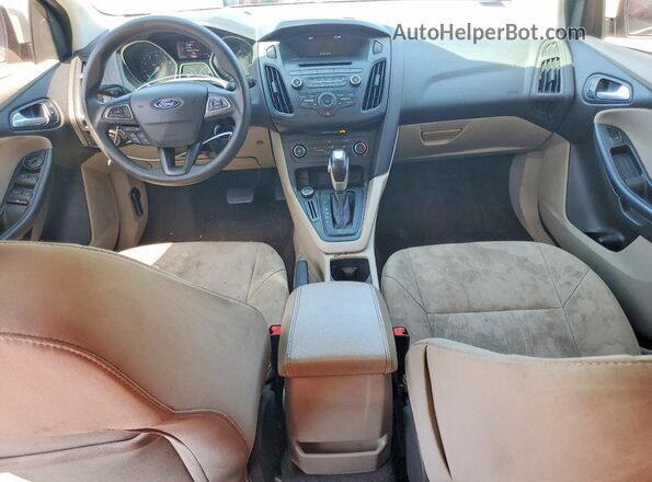 1FADP3K22GL291094 2016 FORD FOCUS Белый Вид панели приборов