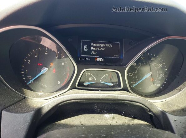 1FADP3K22GL291094 2016 FORD FOCUS Белый Вид щитка приборов