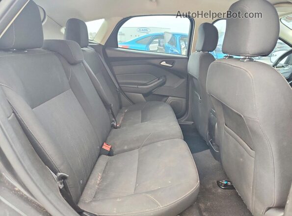 1FADP3K22HL246755 2017 FORD FOCUS Gray Rear seats view