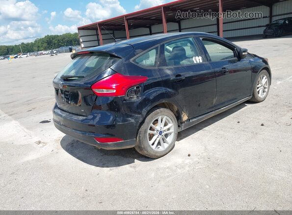 1FADP3K22HL323320 2017 FORD FOCUS Black უკანა მარჯვენა