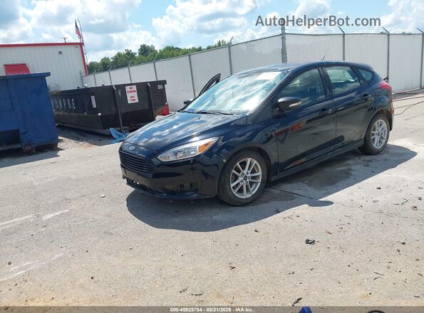 1FADP3K22HL323320 2017 FORD FOCUS Black წინა მარცხენა ხედი სამი მეოთხედიდან