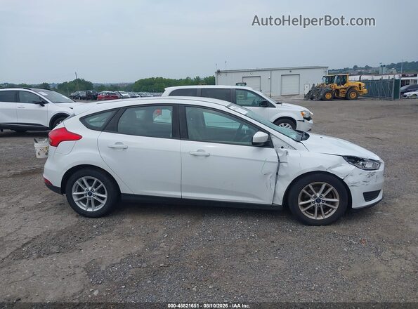 1FADP3K22JL276022 2018 FORD FOCUS White Vista del cuadro de instrumentos