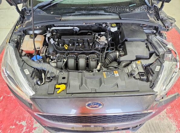 1FADP3K22JL301341 2018 FORD FOCUS Gray Вид задньої частини салону