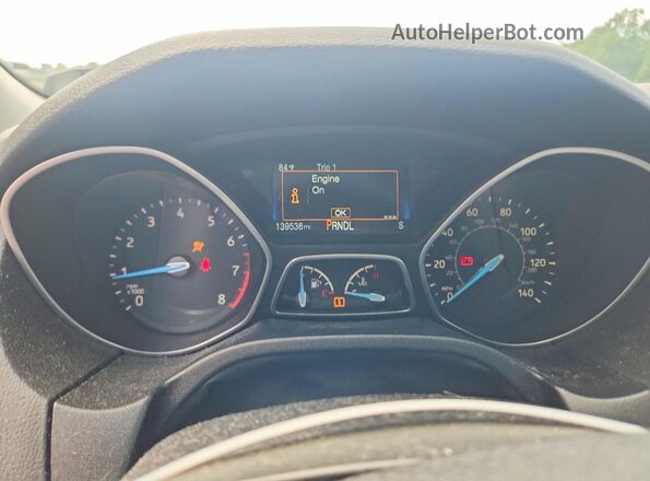1FADP3K23GL226500 2016 FORD FOCUS Silver Instrument cluster view