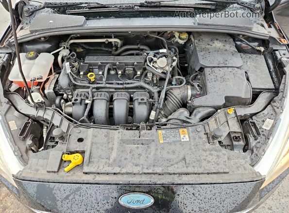 1FADP3K23GL379250 2016 FORD FOCUS Black Вид задньої частини салону